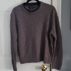 Bloomingdale's Men's Charcoal Crewneck Sweater
